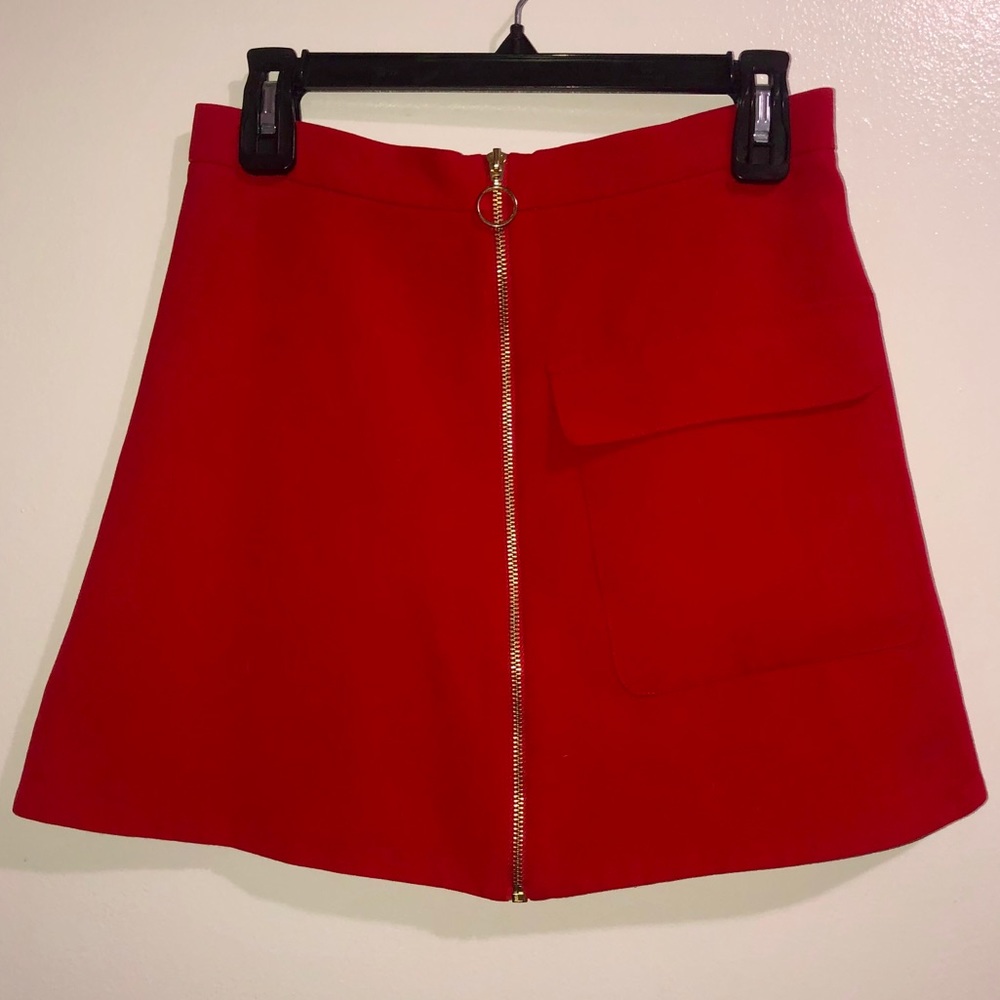 Topshop Red Skirt - Worn Once!